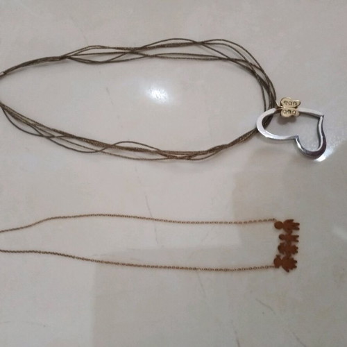 Adidas necklaces two together like new