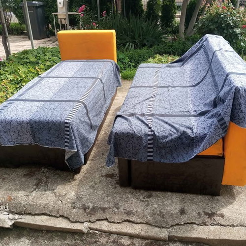 Corner sofa used, bed size 230x145 cm