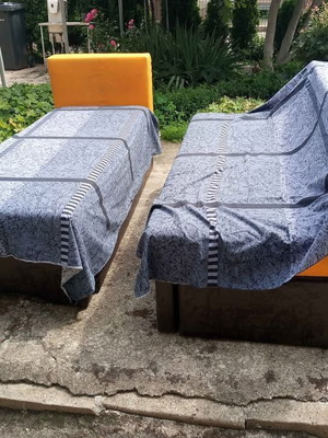 Corner sofa used, bed size 230x145 cm