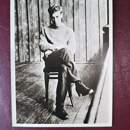 Collectible postcard with Boris Pasternak photo by Alexander Rodchenko like new