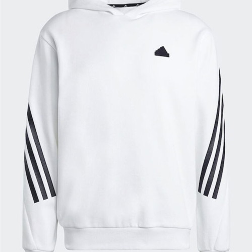 Adidas Future Icons 3-Stripes Hoodie size M like new, white