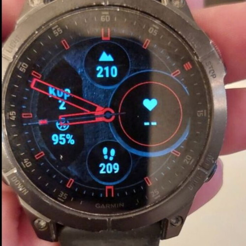 Garmin Epix Gen 2 Sapphire Titanium smartwatch like new, premium active