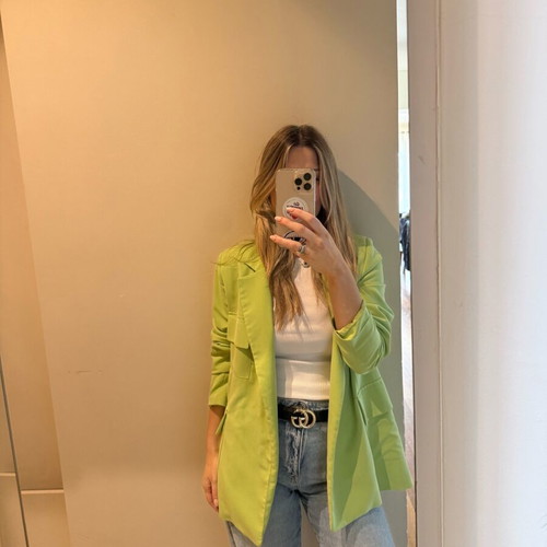 Vassia Kostara jacket like new, green, loose fit