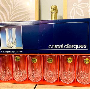 Cristal D' Arques Longchamp - VINTAGE Ποτήρια κοκτέιλ/ποτού από κρύσταλλο, 145ml