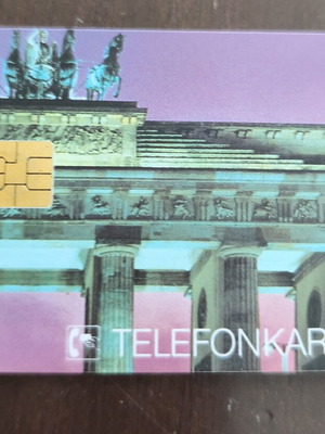 German phone card used
