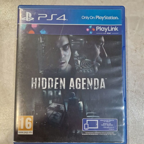 Hidden Agenda PS4 game like new, role playing strategy