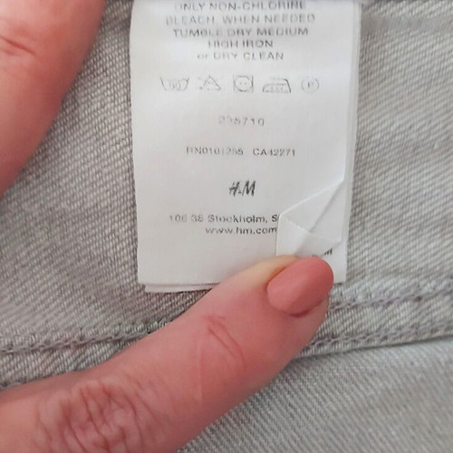 Τζιν φούστα H&M σαν καινούργια, εφέ ξεθωριάσματος, μεγέθη XXL-XXXL