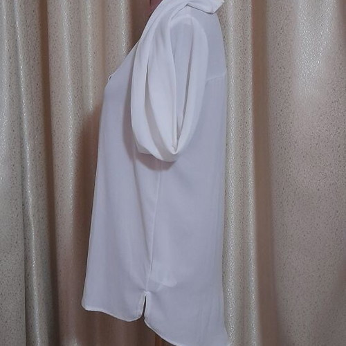 Janina white women's blouse, size 36 M