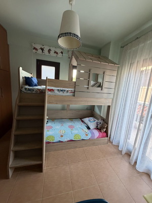 Children's bunk bed with two Greco Storm mattresses, 5 years old