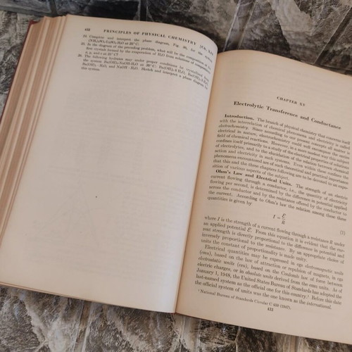 Physical Chemistry 1951 used collectible book