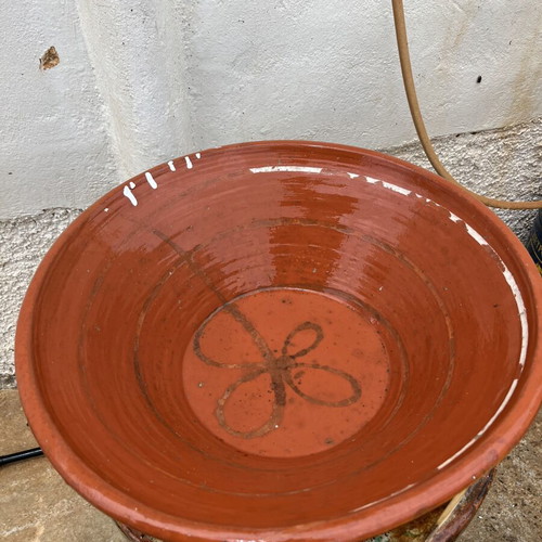 Ceramic platter 1950 refurbished, good condition