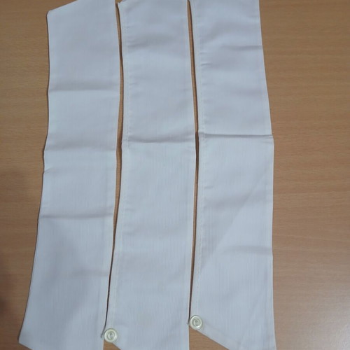 Vintage collars for school uniforms, set of 3, new, white
