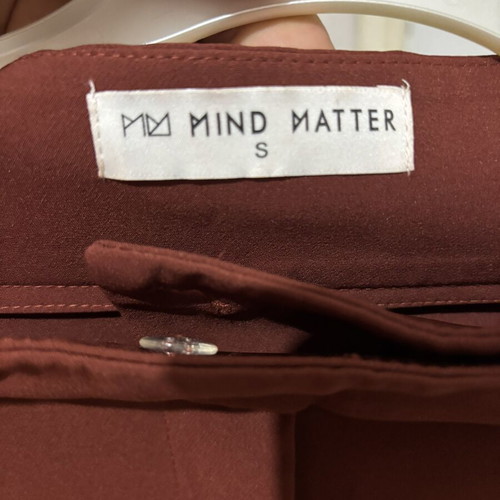 Mind Matter flare pants, terracotta color, size S