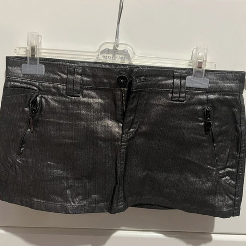Edward Jeans skirt like new, gray silver, size L slim fit