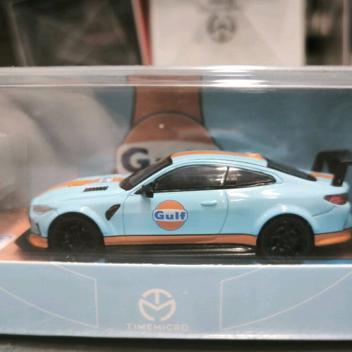TM 1:64 M4 Gulf Advan Coupe Diecast Metal Car new toy car