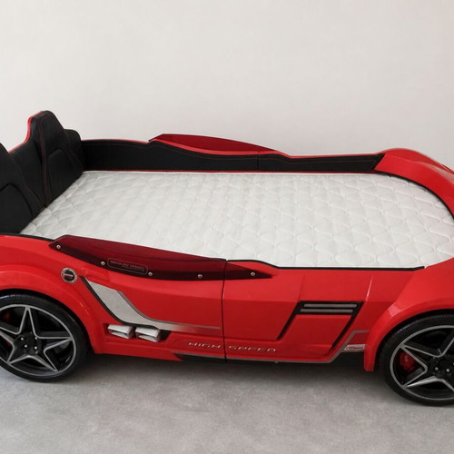 Cilek Racer car bed set with mattress, desk & chair