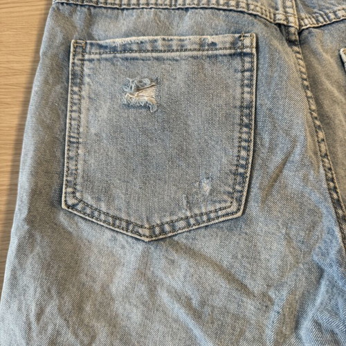 Miss Two distressed denim Bermuda shorts, size L/44