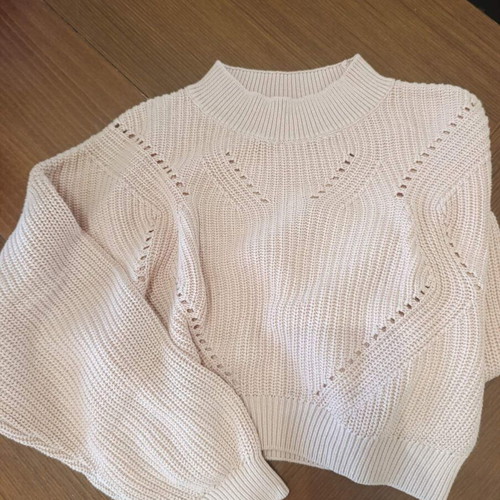 H&M salmon pullover like new, size 8-10 years