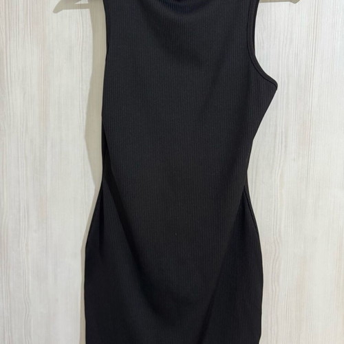 Pink Woman mini dress black, new, size Small