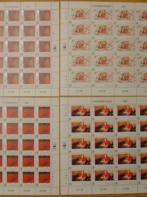 Guernsey 1993 Europa CEPT set in full sheets new MNH
