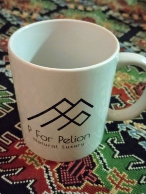 P For Pelion mug new for coffee or tea