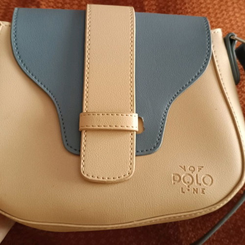VQF Polo Line shoulder bag new, pink and blue shades