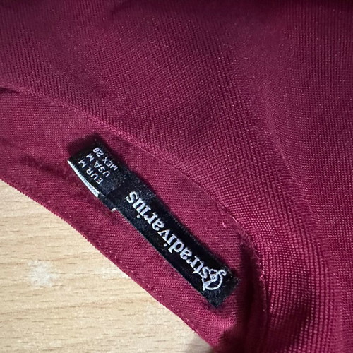 Stradivarius crop top, purple red, size M