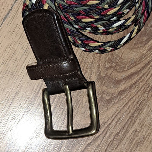 Barbour men's colorful elastic belt like new, size 115cm