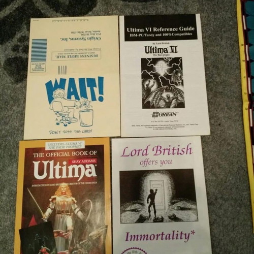 Ultima VI PC used, rare edition with 5.25" and 3.5" floppy disks