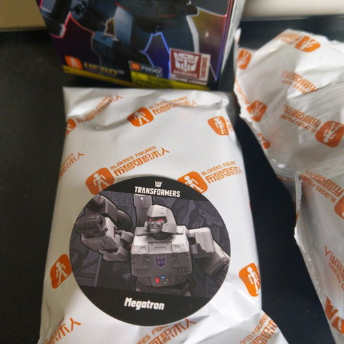 Transformers Blokees Galaxy Version Megatron, Mixmaster and Long Haul like new