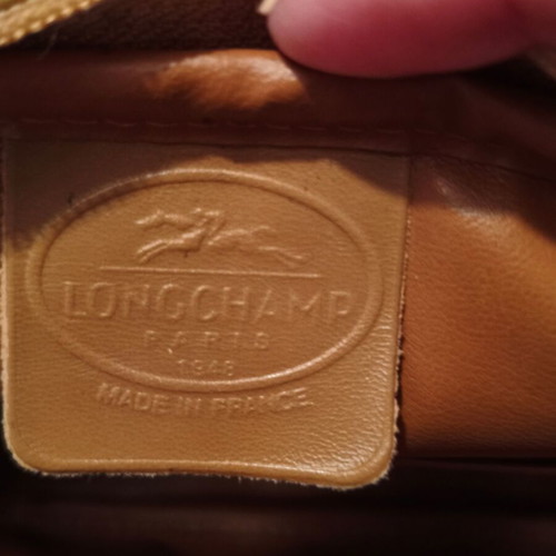 Longchamp crossbody bag like new, beige leather