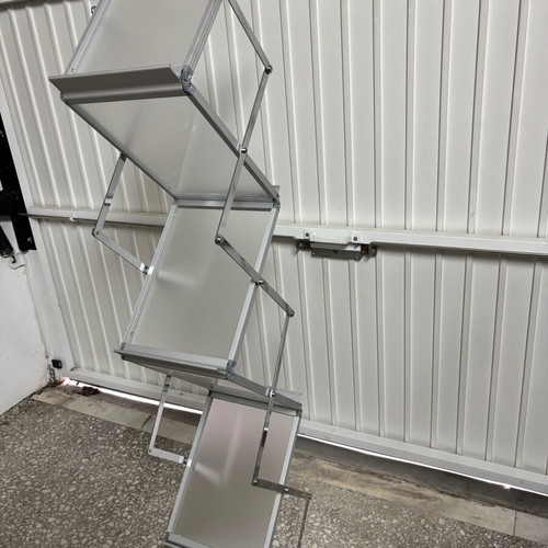 Foldable floor-standing document stand 6 A4 slots like new