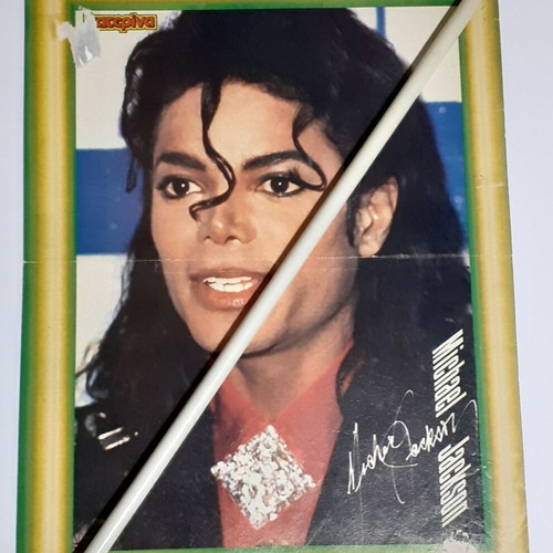 Authentic old posters Michael Jackson, Jennie Garth, Tom Cruise used, pack of 3