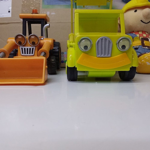 Bob the Builder vintage toy set used with wear