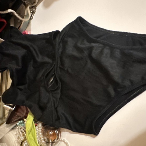 One-piece swimsuit black like new