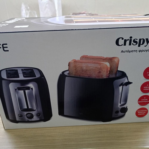 Toaster, black, 2-slice