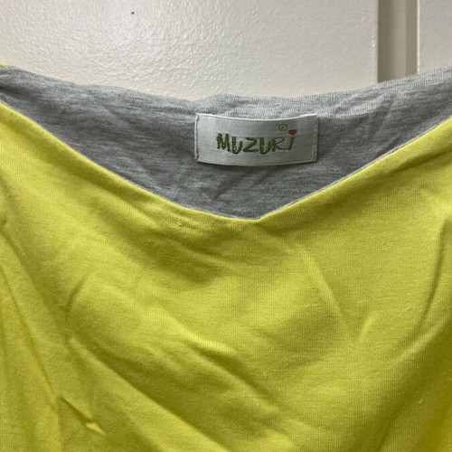 Summer top like new, size S/M, gray and yellow