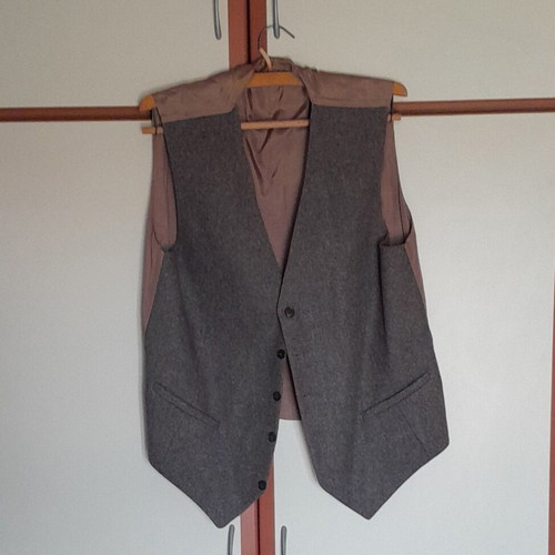 Wool blazer Abrand Jeans gray and brown like new size 54