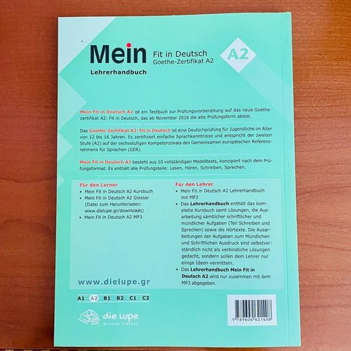 Mein A2 Lehrerhandbuch German Teacher's Book with Solutions new, includes CD