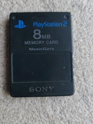 PlayStation 2 Memory Card used, functional