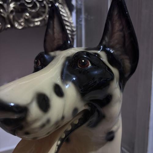 Porcelain dog like new