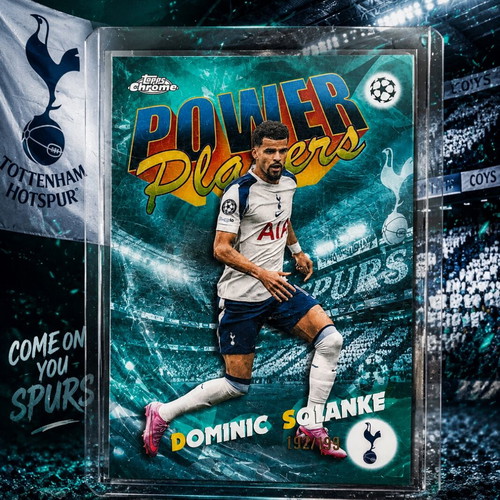 Topps Chrome Numbered Card Dominic Solanke