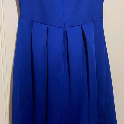 Blue evening dress like new, size 4XL close to XL