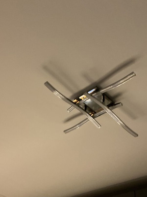 Modern LED Ceiling Light Chrome like new