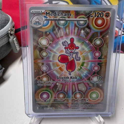 Medicham Ascended Heroes 241/217 Illustration Rare Pokemon card