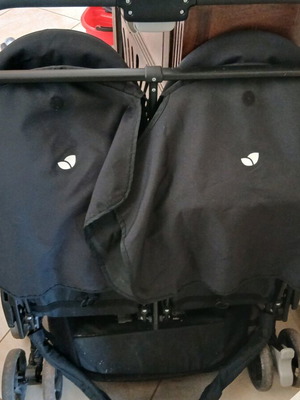 Joie double twin stroller used with defects and waterproof cover