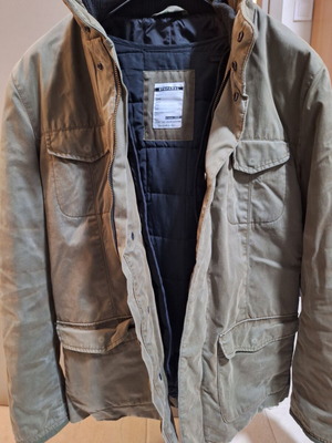 Stefanel jacket used with extra lining, size large, green