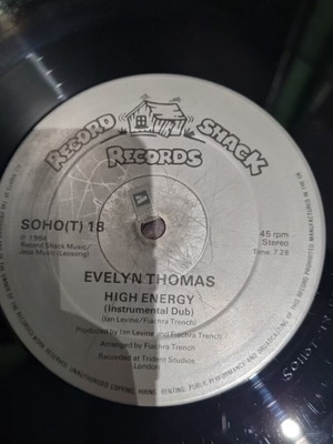 Evelyn Thomas vinyl record used