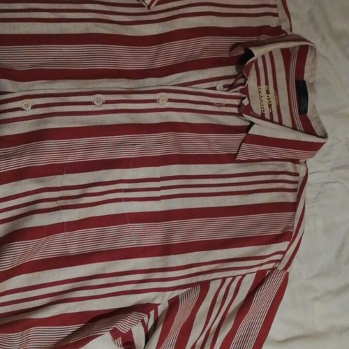 BD Baggies striped short sleeve shirt used, large
