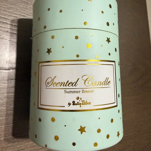 Summer Breeze scented candle in glass jar like new